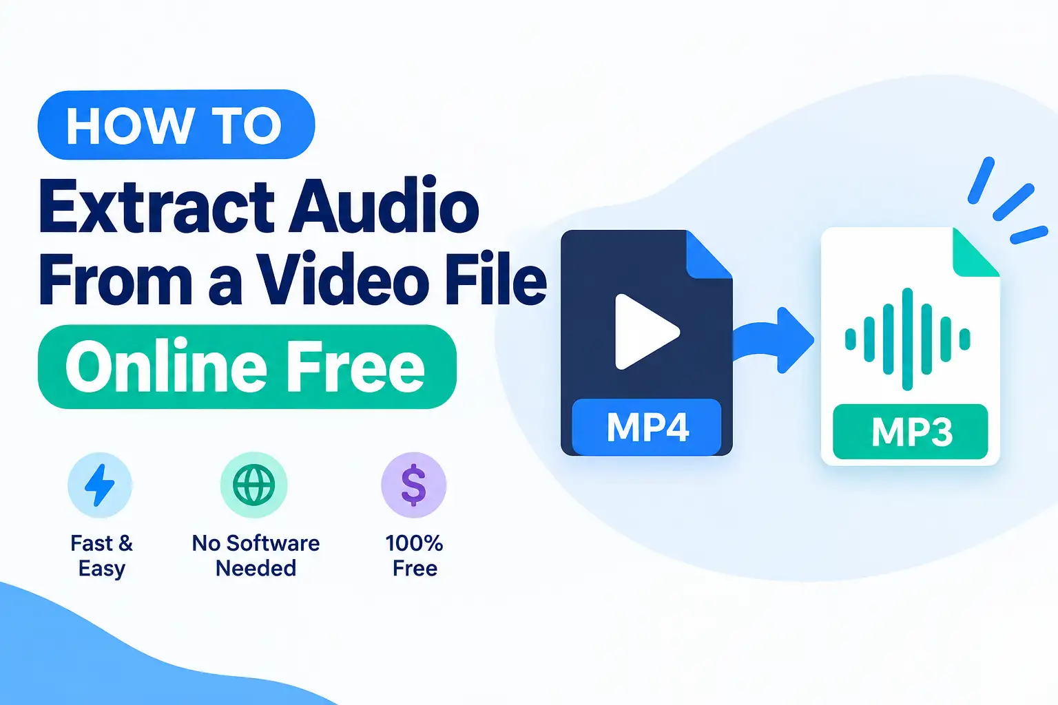 How to Extract Audio From a Video File Online Free