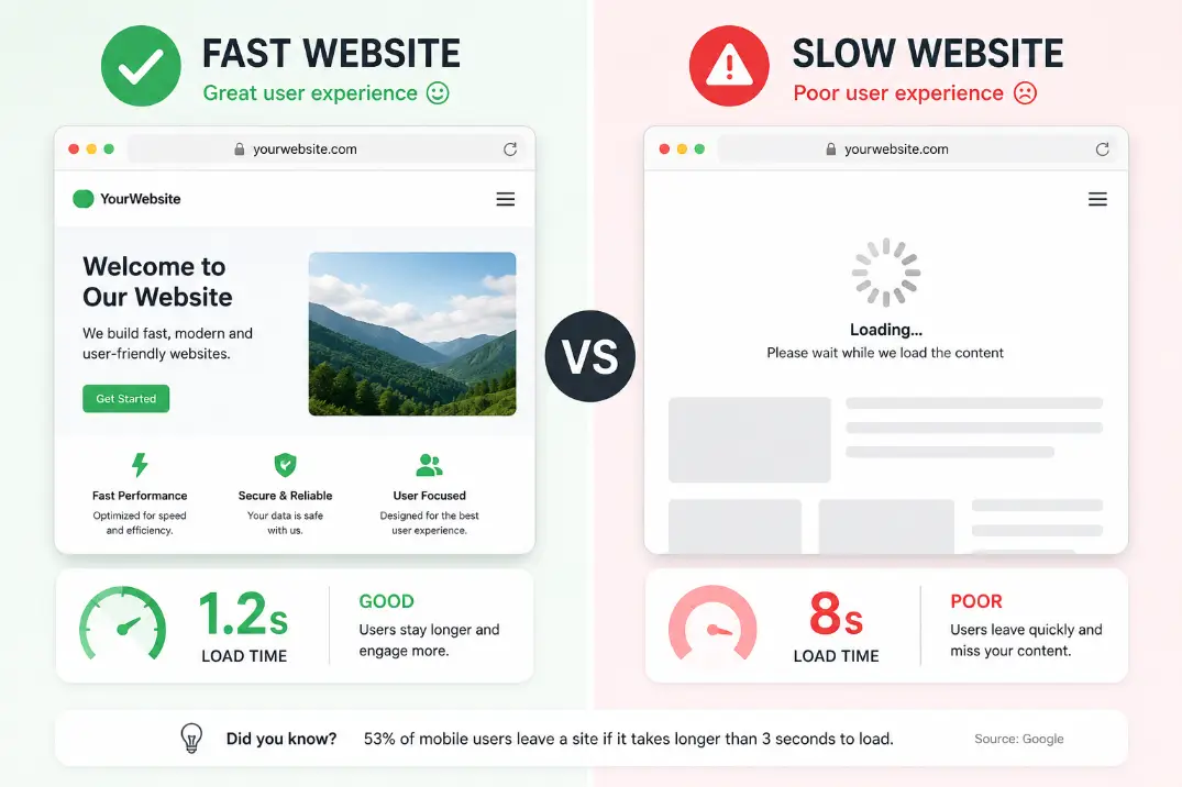website speed